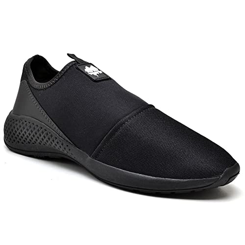 Tênis Sapatilha Caminhada Leve Macio Confortável Fitness Academia + Pulseira Inteligente M3 - Black