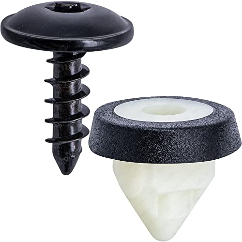 Rexka 15 Sets T25 Bumper Cover Splash Shield Bracket Nut Torx Screw Kit for Audi VW N10621301 N90974701 - Multipurpose - Door Trim Panel Center Support Corner Cover Quarter Trim Panel