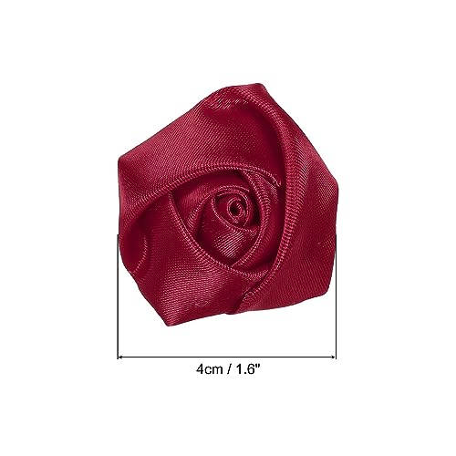 PATIKIL 1.6" Satin Ribbon Roses - Image 2