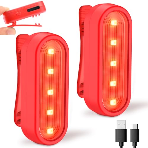 LED Safety Lights Bike Taillights, Bright Red/Green Bicycle Rear Cycling