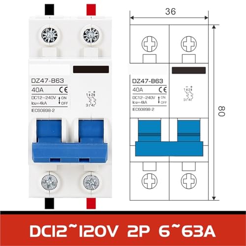 Disjoncteur miniature CC pour sécuriser la batterie de votre van aménagé