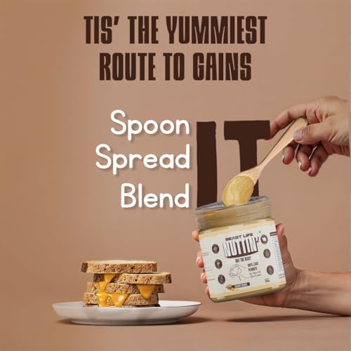 Image of BeastLife Creamy Mango Peanut Butter | 24.5 G Protein | 800 gm | 100% Peanuts, High Protein | Zero Palm Oil | Non‑GMO Nut Butter | Fitness-Friendly Spread | Zero Cholesterol