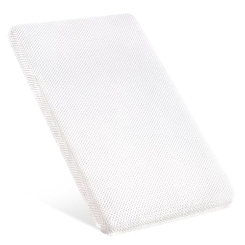 Image of Pack and Play Mattress Pad for (38"x26"x1") Portable Crib Playpen |Playard Pack N Play Mattress Topper-Removable and Washable, Roll-up Style Travel PlayPad,Non-Toxic,100% Breathable Rinseable Core