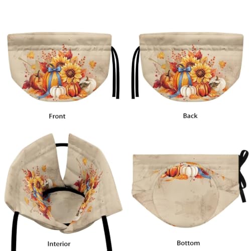 Image of Retro Fall Tea Cozy for Teapot Pumpkin Bow Tea Cosy with Insulated Pad Heat Resistance Kettle Covers Coffee Pot Dust Covers for Party Thanksgiving Home Decor