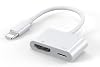 for iPhone 12 HDMI Adapter,Digital AV Adapter 4K HDMI Sync Screen Digital Audio AV ConverterCharging Port for iPhonefor iPad 1080P HDMI Converter for HDTVProjectorMonitor-Support All iOS