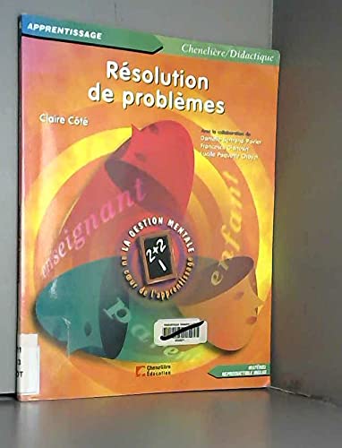 RESOLUTION DE PROBLEMES (GESTION MENTALE) COTE, CLAIRE
