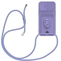 Funda Con Cuerda Para OPPO Realme C20 / C11 2021 – Silicona TPU, Anillo Soporte, Ranura Tarjeta, Correa Ajustable