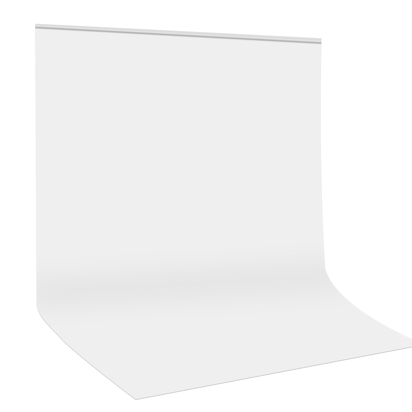 UTEBIT Sfondo Fotografico Bianco, 1x1.5m Fondale Fotografico Telo Bianco Fotografico in Tessuto Pieghevole per Foto Resistente per Studio Fotografia, YouTube(Stirare a Bassa Temperatura)