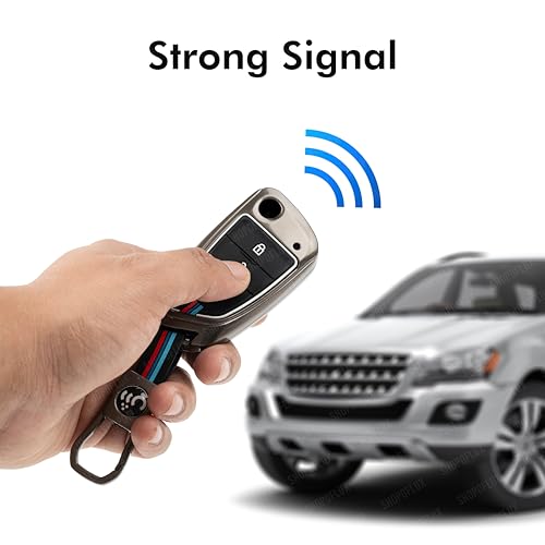 Image of SHOPOFLUX Metal Key Cover Compatible for Xhorse DF Model Universal Remote 3 Button Flip Key
