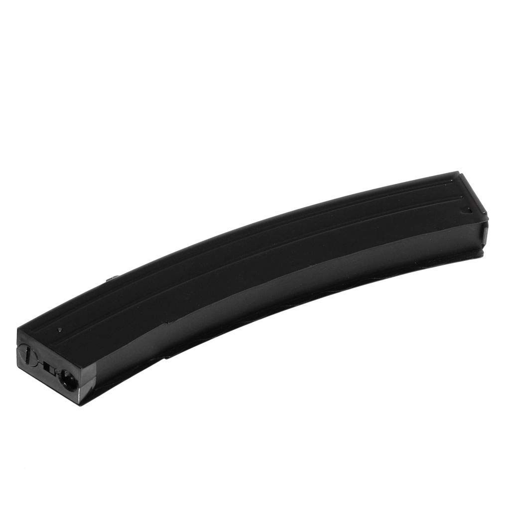 Airsoft Softair Parts Ausrüstung 110rd Metal Mid-Cap Mag Magazin für S&T Sterling Serie AEG SMG Schwarz