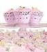 Darice pink Cupcake Wrappers: Baby Girl, 24 Pack