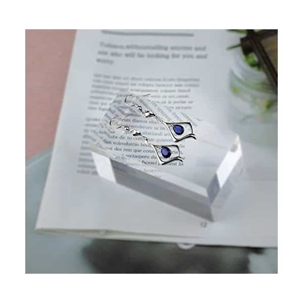 Gemstone Gold Plate 925 Sterling Silver Drop Earrings for women - Image 6
