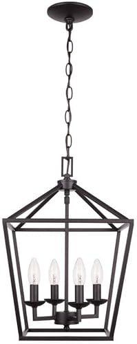 Home Decorators Collection 4- Candelabro enjaulado de bronce claro