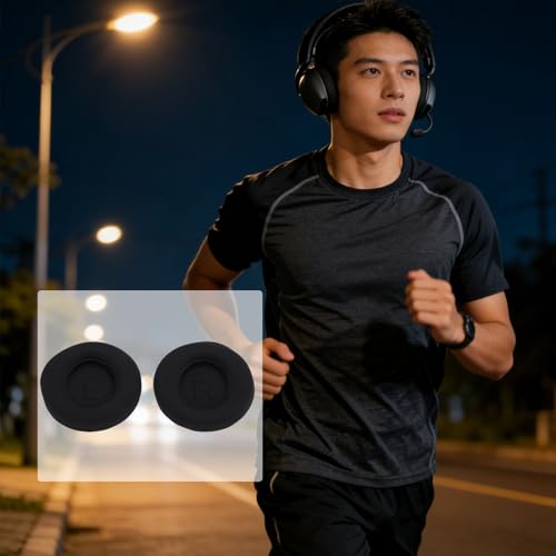 2pcs Ear Pads Replacement for AW720H AW520H, Breathable Mesh Fabric Memory Foam Cushions with Enhanced Sound Isolation, for Comfortable Long Term Wear miniatura 6