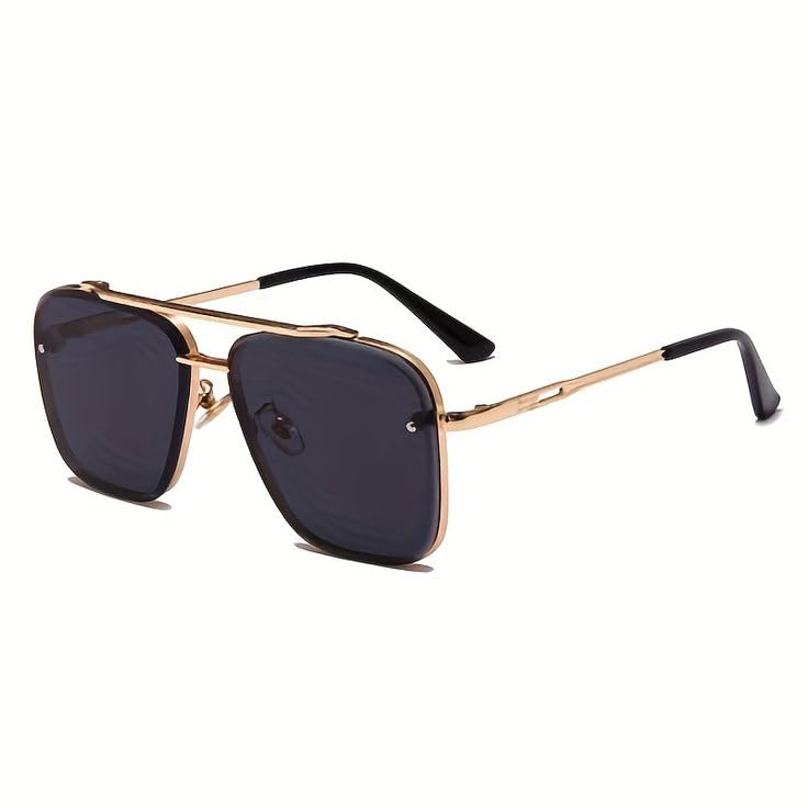 Luis Mercos Unisex Adult Gradient Square Non-Polarization Sunglasses-image-9