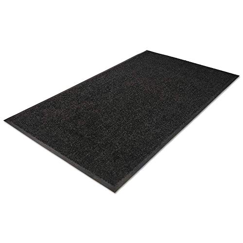 Guardian 94030535 Platinum Series Indoor Wiper Floor Mat, Rubber with Nylon Carpet, 3'x5', Black