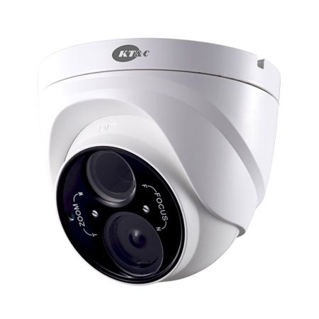 KEZ-C1TR28V12XIR KT&C 2.8~12mm 720p Outdoor IR Day/Night Turret Dome HD-TVI Security Camera 12VDC