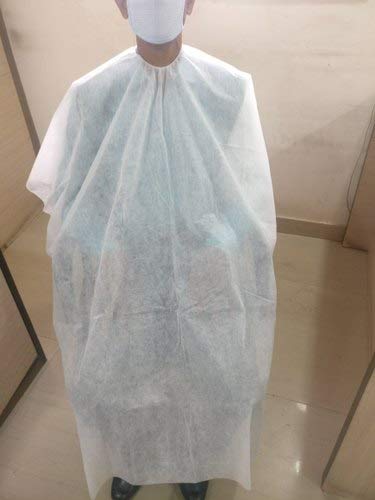 Image of Adaamya Single use (disposable) cutting Sheet for salon,Barber shop,Beauty parlour white colour set of 100 Pieces