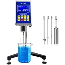 Digital Rotary Viscometer, Lab Rotational Viscosity Meter 102000000mPa.s,Fluidimeter Meter Newton Liquid Viscometer NDJ-8S