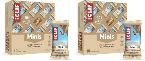Barritas proteína CLIF BAR Minis chocolate blanco y macadamia de 28g