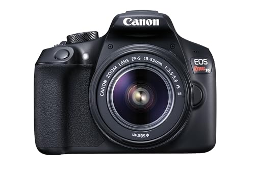 Canon EOS Rebel T6 Digital SLR Camera Kit with EF-S 18-55mm f/3.5-5.6 is II Lens, Built-in WiFi and NFC - Black (US Model)