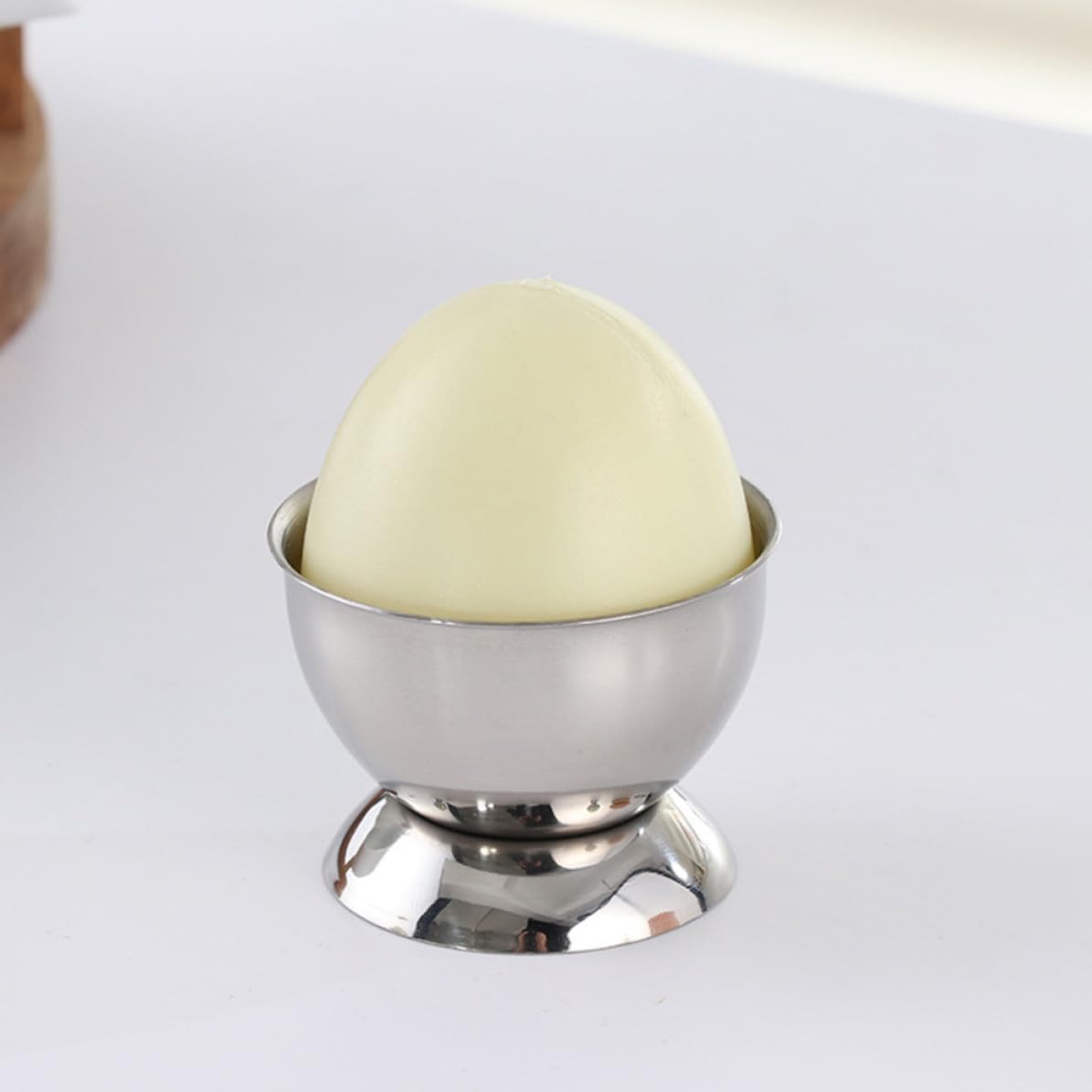 3pcs Stainless Steel Egg Cup, Dishwasher Safe, Steam Egg Holder