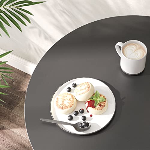 HOOBRO Bar Table, Height-Adjustable Round Dining Table 68.5-90 cm, Cocktail Table with Base, Modern Style, Suitable for Living Room, Dining Room, Bistro, Black BK58BT01G1 by HOOBRO - Image 7
