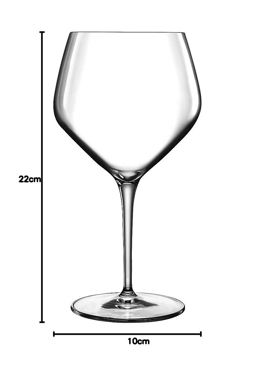 Bormioli Luigi Atelier Juego Copas para Chardonnay, Vidrio Sonoro, Transparente, 70 cl, 6 piezas