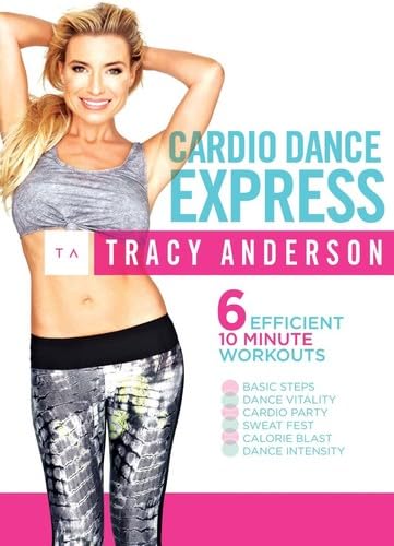DVD de fitness Tracy Anderson Cardio Dance Express original