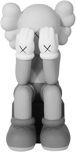 LGWJHCY K-AWS Sit Model Art Toys Figurine d'action, personnage de dessin animé créatif KAWS Moldole Statue Companion Art Toys Action Figurine collectible Modèle jouet (10 cm)
