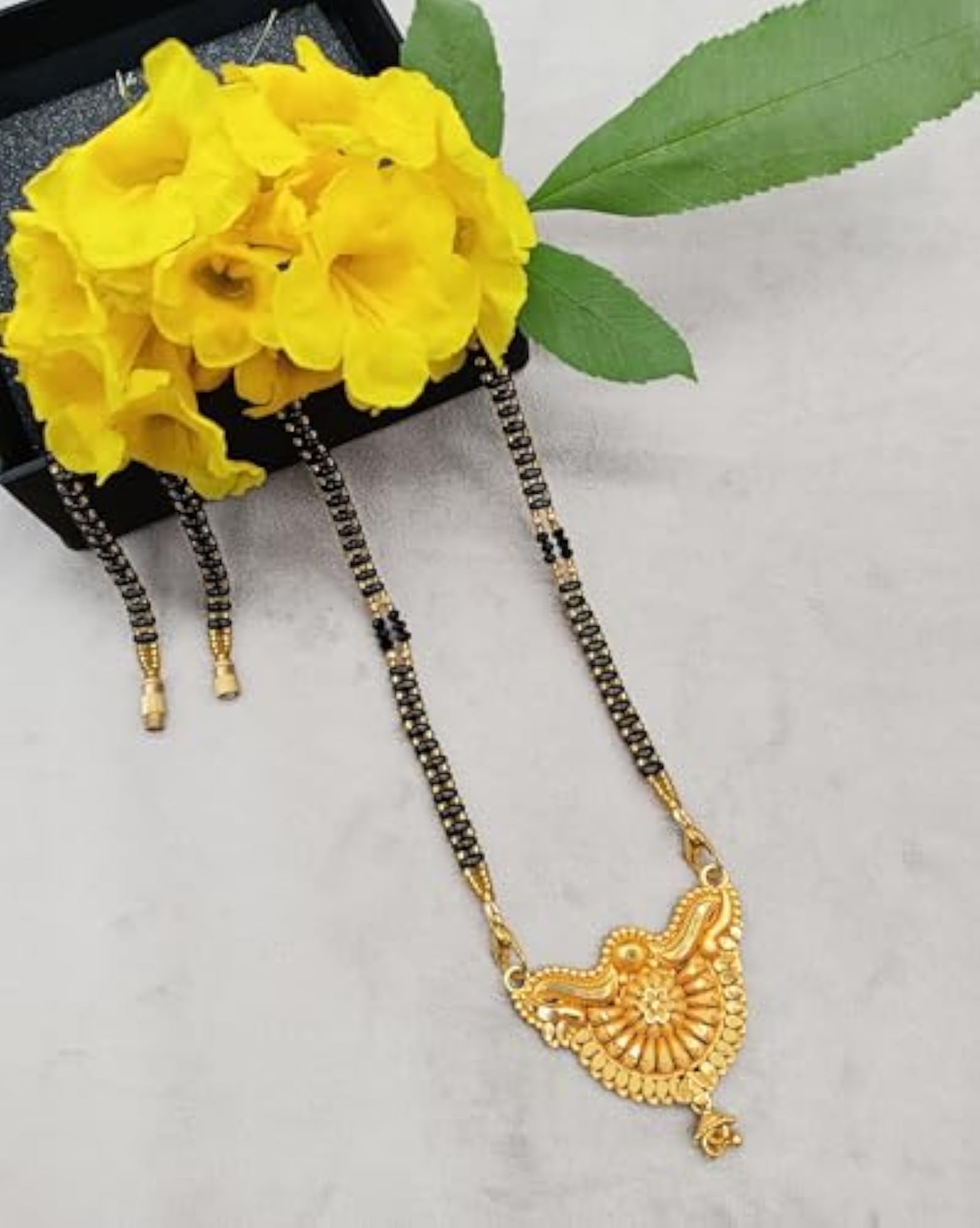 Women's Stylish Gold Plated Mangalsutra Chain