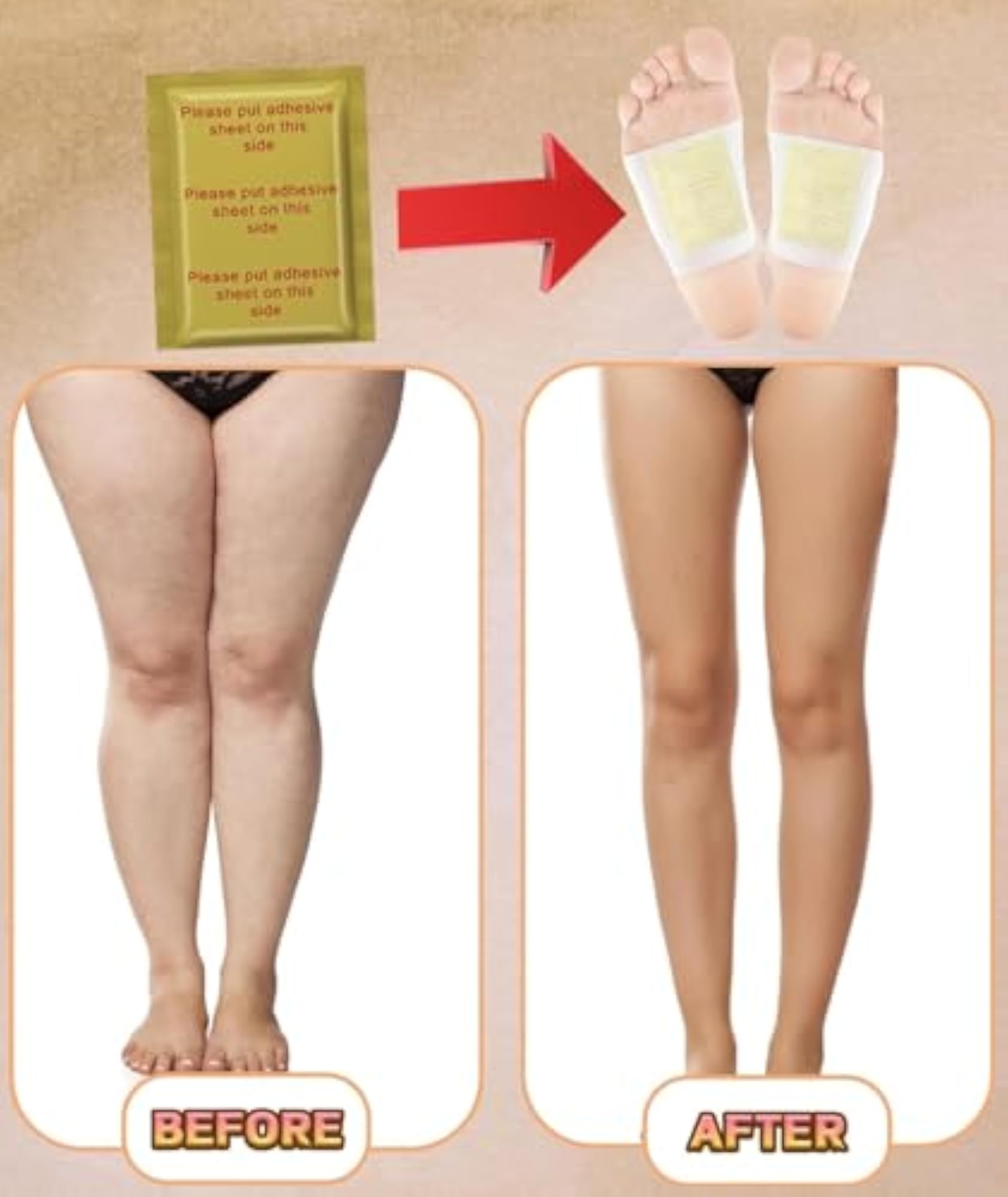 30 Pcs Ginger Infused Detox Foot Patches for Toxin Removal