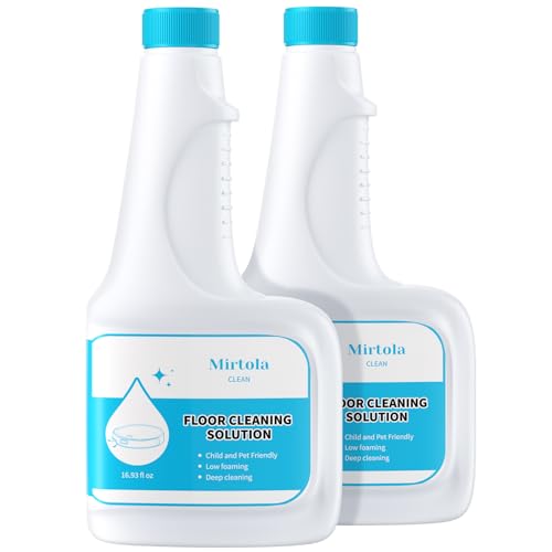 Floor Cleaning Solution Dilution Ratio 1:200 Compatible with Eufy Cleaning Solution Eco-Friendly Plant-Based Compatible with Omni C20 X8 Pro X10 Omni G series L Series (2 bottle)