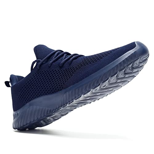Image of Wrezatro Men's Slip on Walking Shoes Ultra Light Breathable Non Slip Running Shoes Casual Fashion Sneakers Mesh Workout Sports