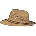 Produktbild Strohhut | Sommerhut | Sonnenhut - Handgeflochten aus 100% Stroh - Bogart - Besonders Leicht, Flexibel, Hautfreundlich & Bequem- Gr. 60, Natur