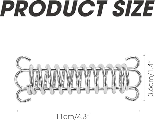 4Pcs Cierres de Resorte para Tiendas de Campaña, Tensores de Cuerda para Toldos, Tiendas, Accesorios para Estantes de Alambre de Acero Inoxidable de Alta Resistencia miniatura 3