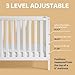 HARPPA Grevia 5 in 1 Convertible Crib, 3 Adjustable Heights, Converts to Toddler Bed, Daybed, Sofa and Full-Size Bed, Fits Standard Baby Crib Mattress