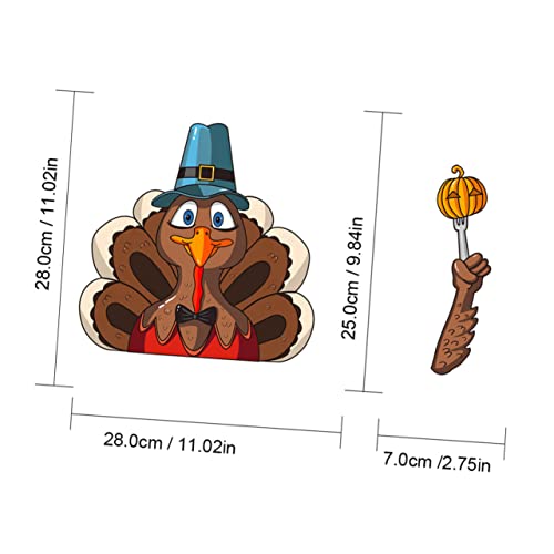 Amosfun 2 Conjuntos De Decalque De Etiqueta De Pára-Brisa Janela Engraçado Carro Esquerdo Ação De Gr