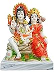 Shiv Parivar Murti Idol Statue for Home Pooja Room Temple Gift Idol (Size 9 Inch) 4 N O