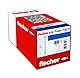 fischer PowerFast II CTP 3,0 x 40, Spanplattenschraube (200 Stk.) mit Teilgewinde, Senkkopfschraube mit Innenstern, Schraube für Holzverarbeitung, reduziert Einschraubwiderstand & Einschraubzeit