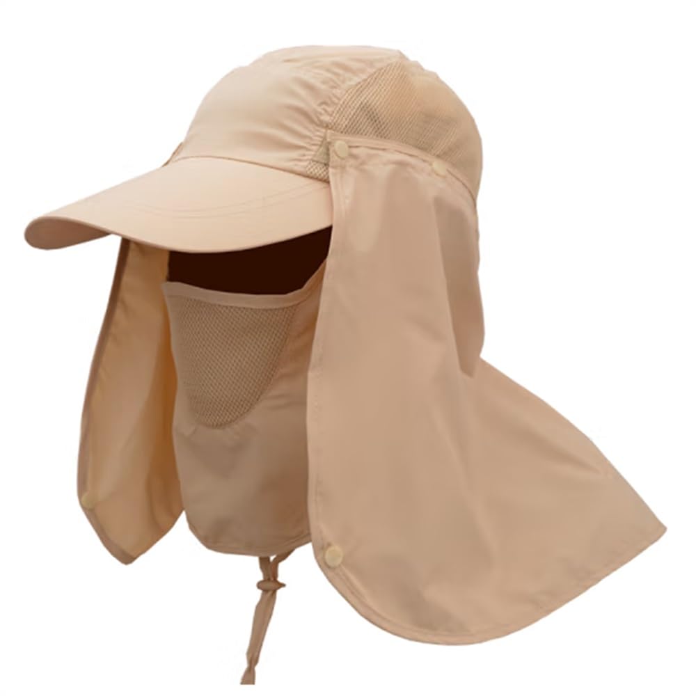 Cappello da Pesca Cappello da Pescatore Uomo Pesca Estivo ad Asciugatura Rapida per Ombreggiatura Esterna