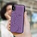 SUPWALL Compatible with iPhone X Card Holder Case, iPhone Xs Wallet Case PU Leather Kickstand Cover TPU Shockproof Shell with Credit Card Slot Durable Protective Skin for iPhone X & iPhone Xs, Purple