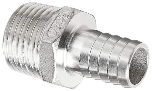 Learn To Brew 1/2b1/2mpt Male Hose Barb Adapters Stainless Steel NPT
