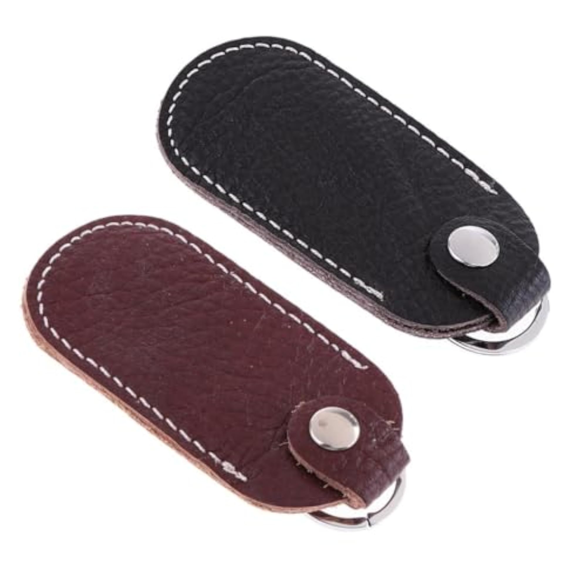 Mini USB Flash Drive Storage Bag, Black & Brown