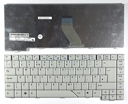 Clavier HP Notebook 520 Blanc pour Travailler à la Maison Clavier PC Portable Power4Laptops