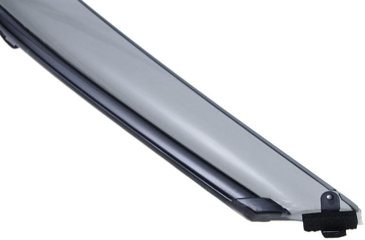 WellVisors Window Visors Wind Deflectors Compatible with Mazda 2010-2013 Mazda 3 Hatchback with Black Trim Rain Guards 3-847MZ004