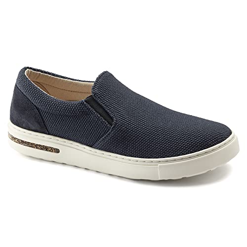 Chaussures Birkenstock Oswego en toile et daim bleu midnight pour femme