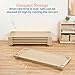 ECR4Kids Stackable Kiddie Cot, Ready-to-Assemble, Standard Size, Classroom Furniture, Sand, 6-Pack