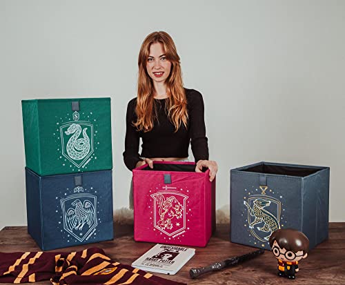 Harry Potter Hogwarts Houses, organizery do przechowywania, zestaw 4 sztuk, czerwone, jeden rozmiar (RBF-16686-C)