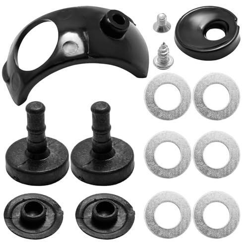 Hoypeyfiy 691418 Reibbelagsatz vorne hinten und seitliche Reibbeläge Ersatz für Alko Aks 2004 3004 3504 Caravan Stabilisator Ersetzt 1220755
